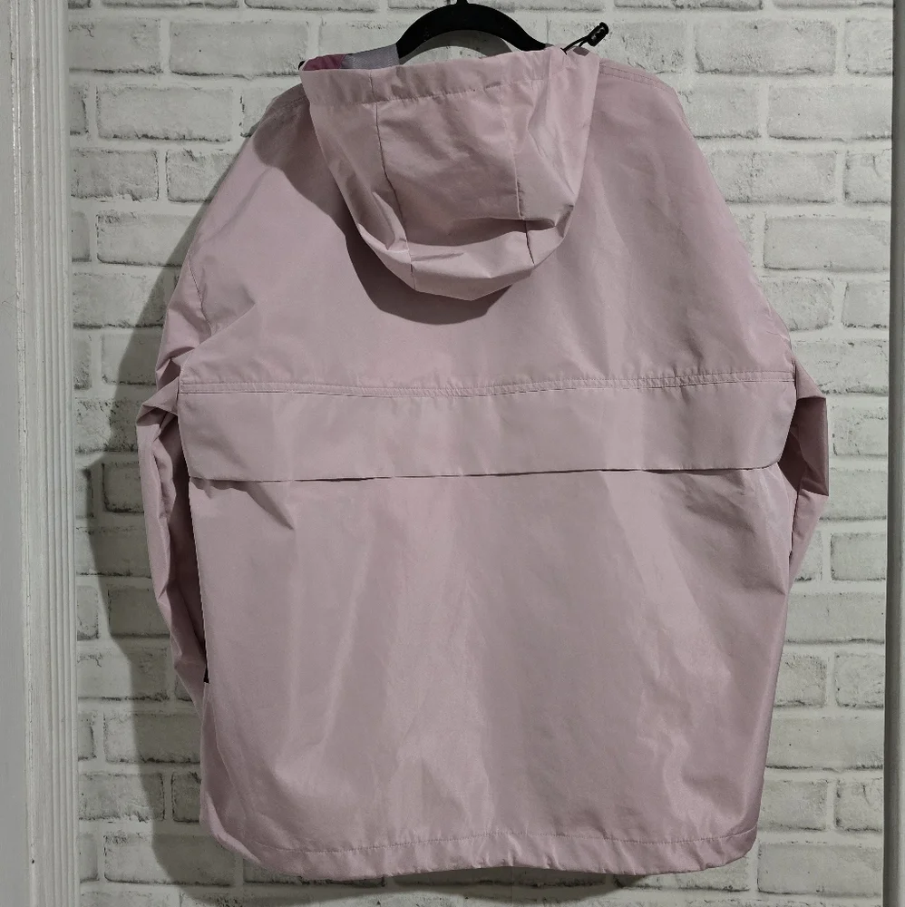 Noize Naomi Oversized Quarterzip Windbreaker Jacket Pink size L‎